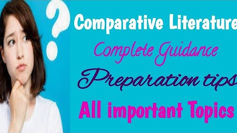 Final preparation for Meg 15 Comparative Literature