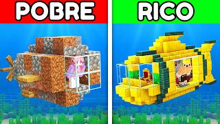 Pasé de SUBMARINO POBRE a SUBMARICO RICO en Minecraft