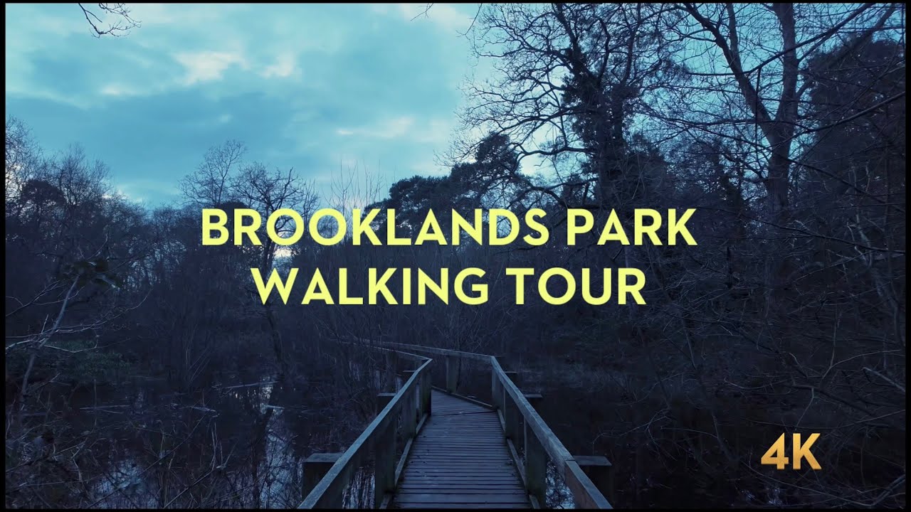 Relaxing Walk in Brooklands Park 🌳 | Near London | Concorde & Mercedes-Benz World (4K)