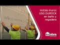 Aprende a instalar USG DUROCK® en muros