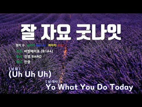 [은성 반주기] 잘자요굿나잇 - 비원에이포(B1A4)