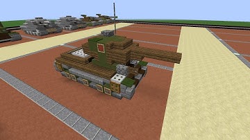 Minecraft WW2 Build Tutorial: T-34-85