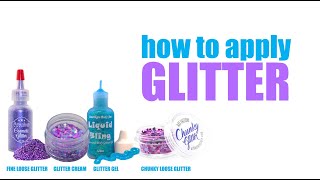 How to Apply Glitter to Enhance your Face Painting