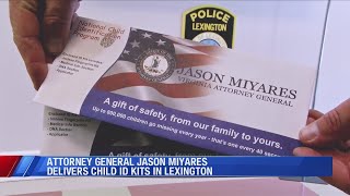 Attorney General Jason Miyares Delivers Child Id Kits In Lexington