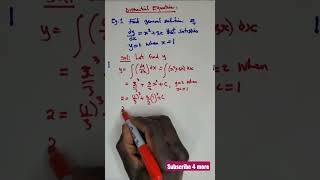 Differential Equation:Eg.1 #youtubeshorts #differentialequation #mathsonyoutube #world