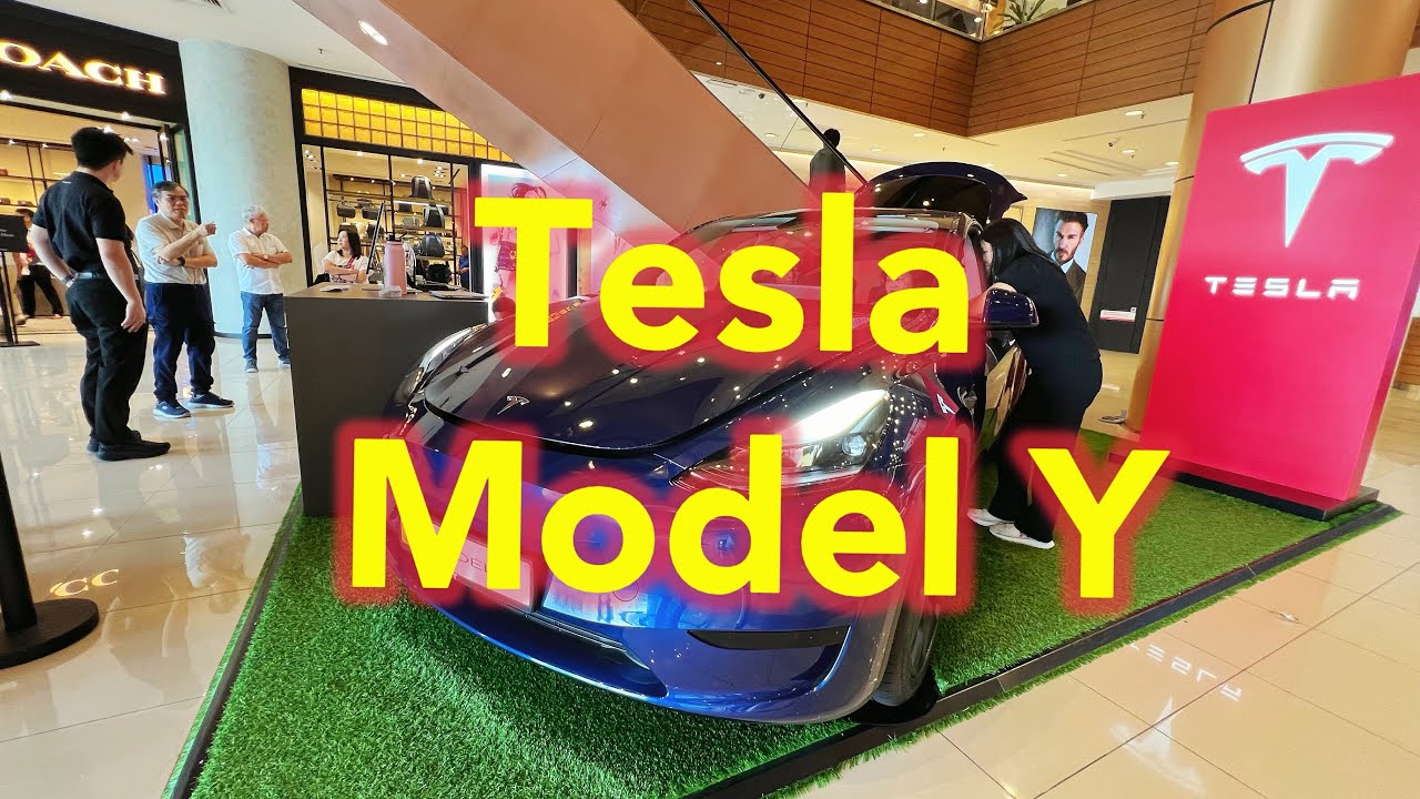 Tesla Model Y Walkaround Exterior & Interior. #teslamodely - YouTube