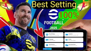 100% Best Play Settings In Efootball 2026 Mobile | Best Setting eFootball 2026