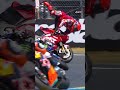 A HUGE crash for Marc Marquez on the penultimate lap! 😱