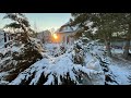 Моя любимая дача 5 декабря 2020. Зима на даче.❤️ Обзор сада. Зимняя сказка.❤️