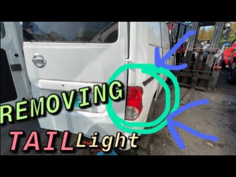 HOW TO REMOVE TAIL LIGHT ON A 2013 - 2019 NISSAN NV200