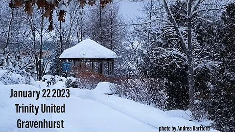 January 22 , 2023,   Minister : Rev. Carol-Ann Chapman, Music Today: Daniel Hynek