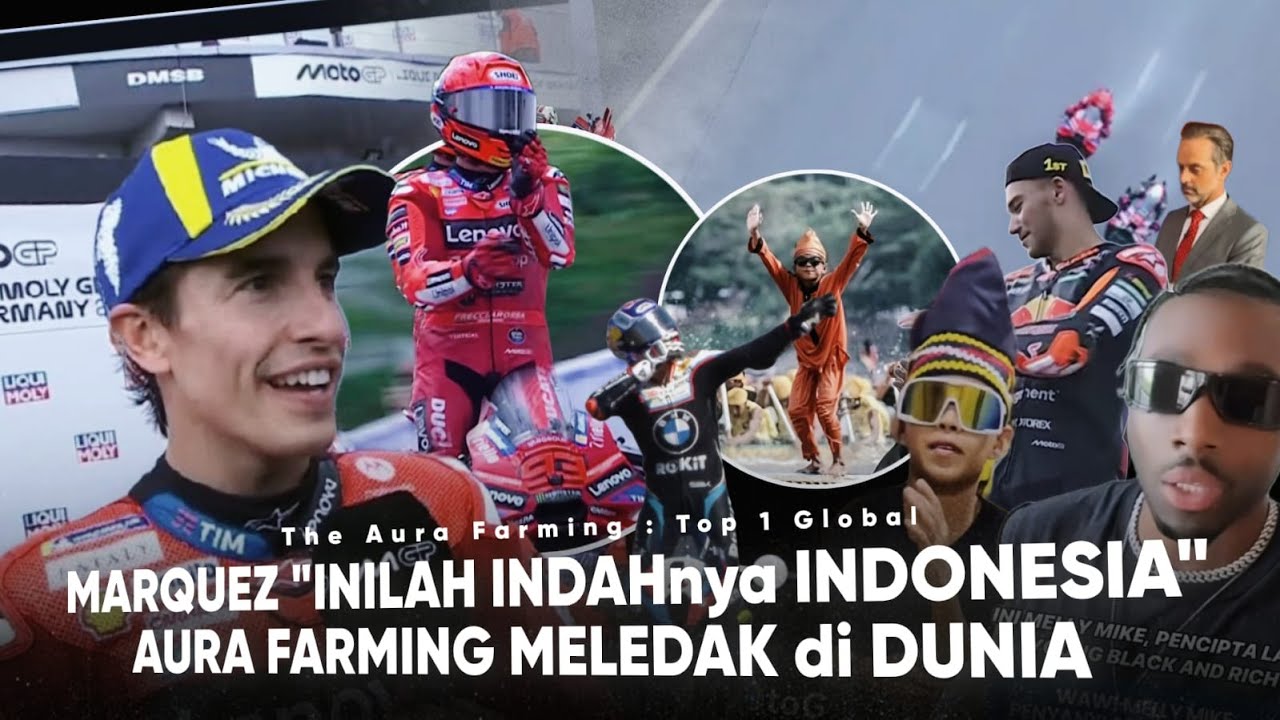 Marc Marquez dan MOTO GP Pamerkan Aura Farming “NAMA INDONESIA MELESAT” RAJA TRENDING DUNIA
