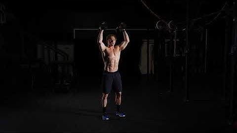 Dumbbell Power Clean And Jerk