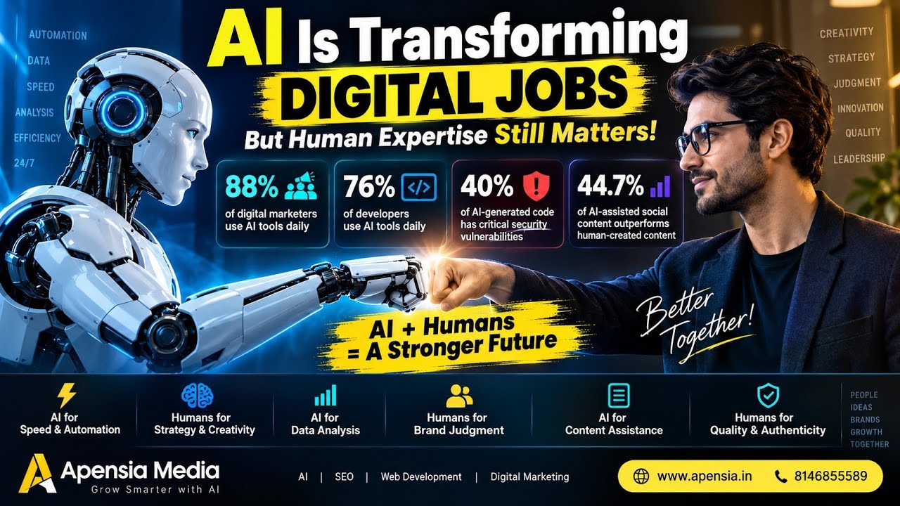 AI Is Transforming Digital Jobs — But Human Expertise Still Matters!