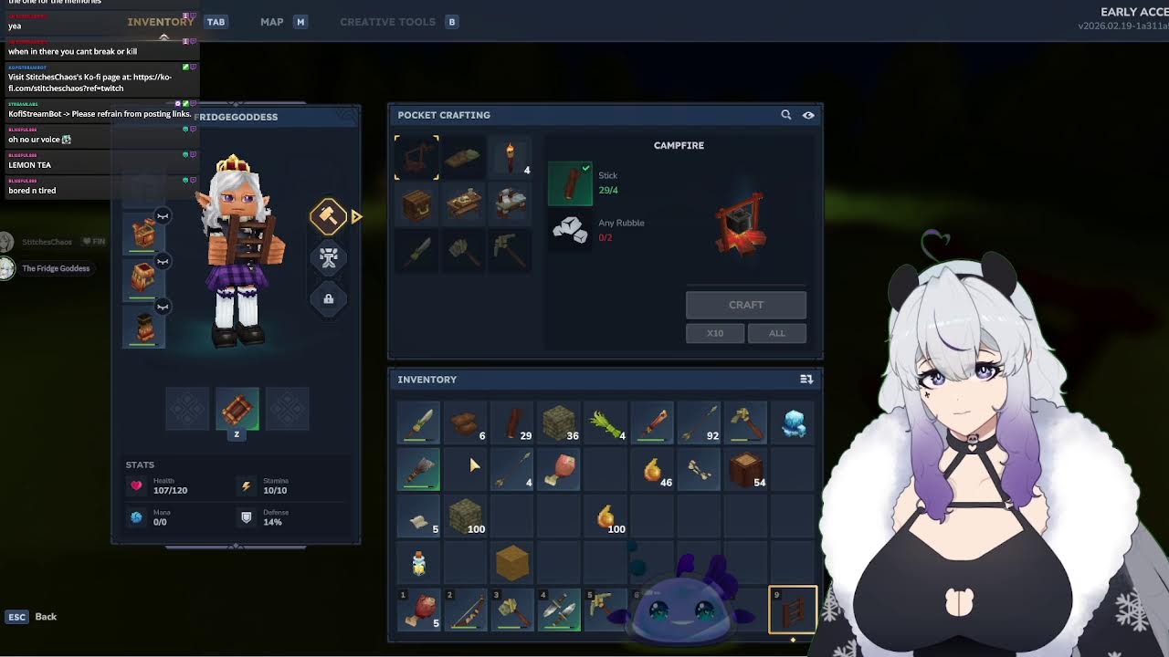 Hytale| STOP MOVING INTO MY HOUSE | !fish !crane