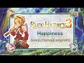 Rune Factory 3 Opening 1 - HAPPINESS: Full Version Lyrics (Kanji/Romaji/English)