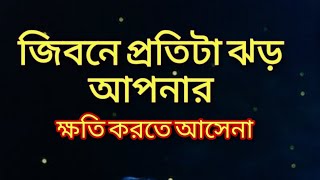 জিবনে প্রতিটা ঝড় আপনার ক্ষতি করতে আসেনা ///Best Motivational quite in Bangla.