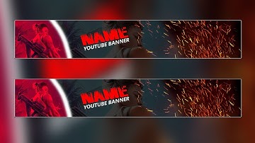How To make a YouTube Channel Art Banner - Photoshop Cc 2021