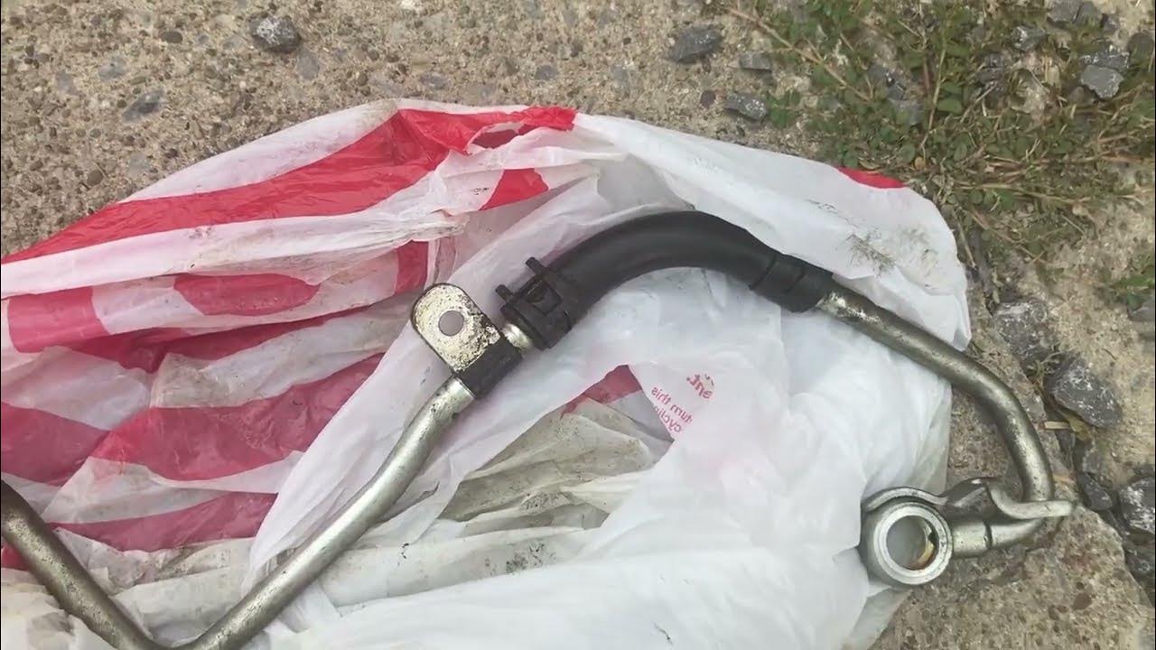 2004 - 2010 Toyota Sienna VVT-i Oil Cooler Line Replacement - YouTube