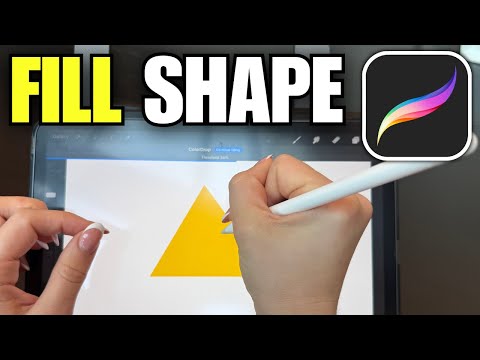 How To Fill a Shape With Color in Procreate