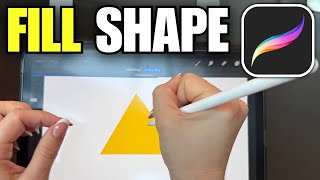 How To Fill a Shape With Color in Procreate
