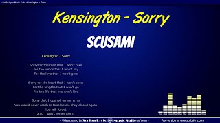 Kensington - Sorry - Lyric video + traduzione italiano