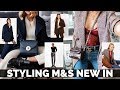 NEW IN M&S | Styling 4 Marks & Spencer Clothing Favourites For Autumn/Fall/Winter Womenswear Try On