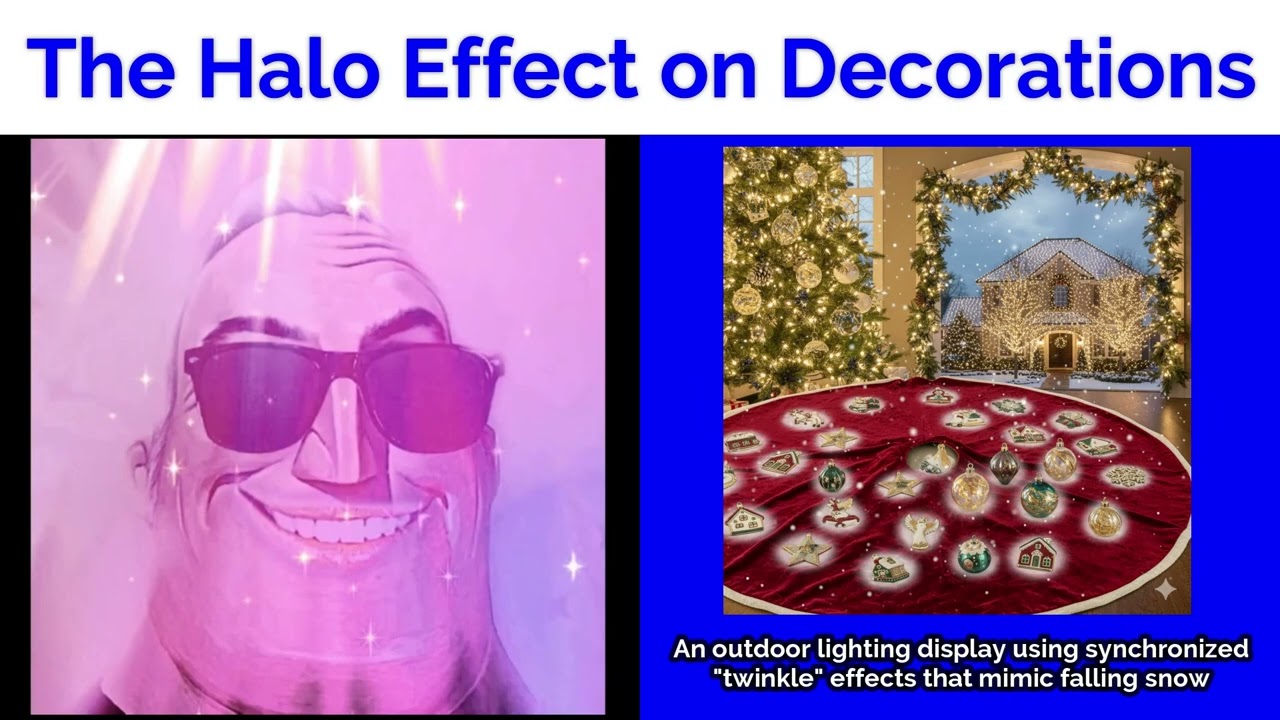 Day 19/25: Mr. Incredible Becoming Canny: The Halo Effect on Decorations