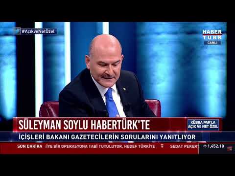 Süleyman Soylu, Habertürk TV Canlı Yayını 1. Kısım