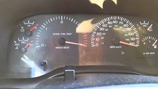 Dodge gauge cluster test