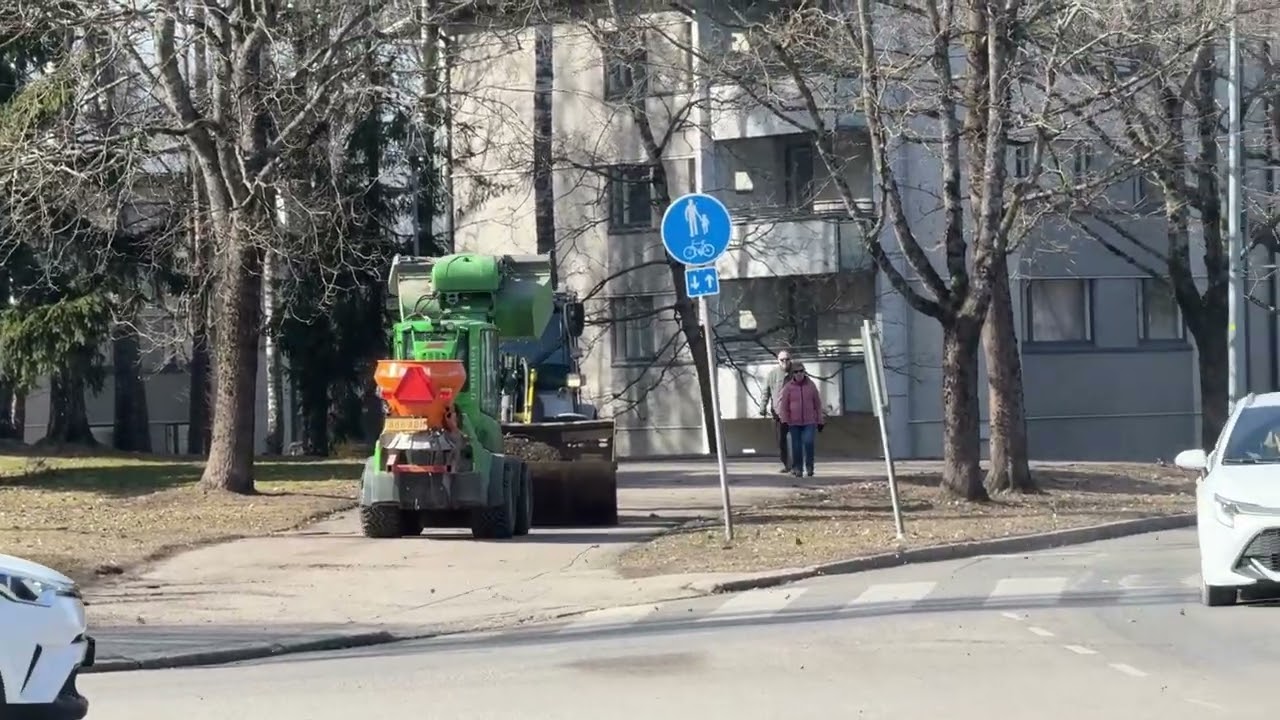 Automatic Road Cleaning Machine in Action | Smart Street Cleaning Technology