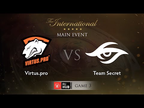 Virtus.pro -vs- Secret, TI5 Main Event, LB Round 3, Game 3