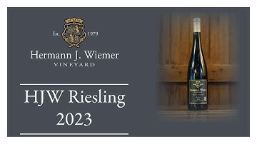 Video Tech Sheet - HJW Riesling 2023