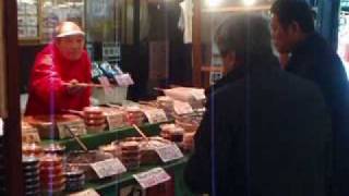 海道物産で珍味を売るおじさんを観察 金沢屋 Youtube