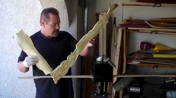 How to back a bow with rawhide, part 1