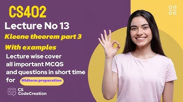 CS402 Lecture 13: Kleene