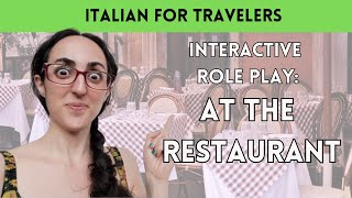 At the restaurant - Interactive role play and practice 🇮🇹