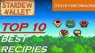 Stardew Valley TOP 10 Best Food and Cooking Guide