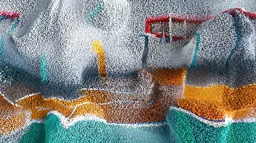 AI Minimalism with Cinema 4D, X-Particles and Redshift