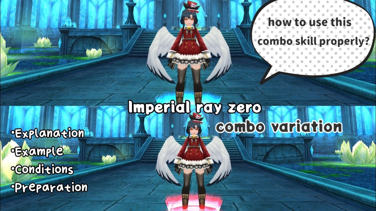 Iruna online | imperial ray zero combo variation