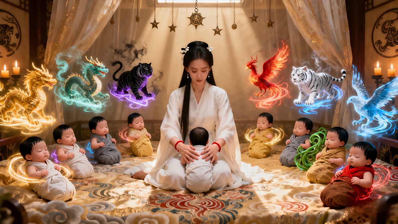 ¡Ella tuvo una aventura de una noche con el príncipe y dio a luz a 99 hijos mágicos!#250614qlB2