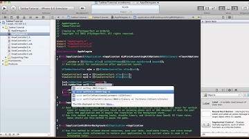 Tabbar Tutorial - Xcode 4.5 - Using Tabbar with XIB