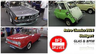 🚗 Glas/Goggomobil & BMW cars ⛔️ Retro Classics Stuttgart 2024 🚘