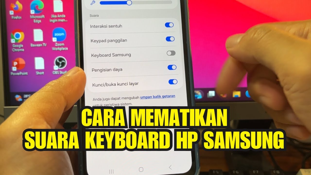 Cara Mematikan Suara Keyboard Di Hp Samsung