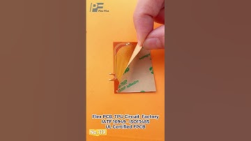 Double sided flex PCB, flex pcb coil #pcbdesign #pcb #electronic #antenna #factory