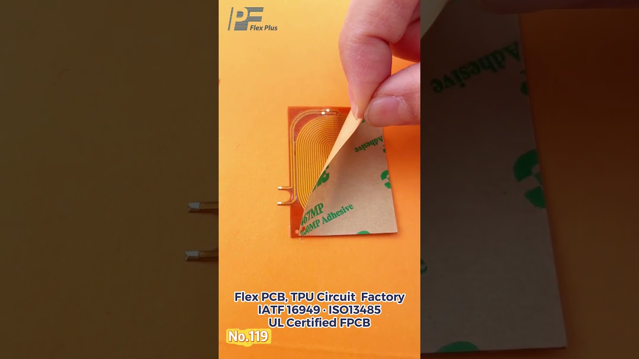 Double sided flex PCB, flex pcb coil 