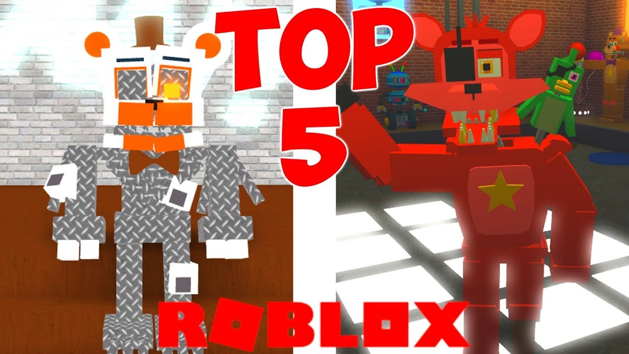 Top 5 Roblox Fnaf Games Youtube - top 5 fnaf games on roblox youtube