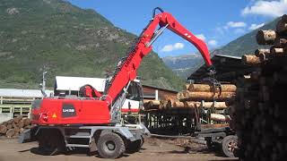 Liebherr Lh 35 M Timber Al Lavoro A Tirano