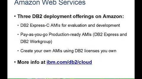 DB2 on the Cloud