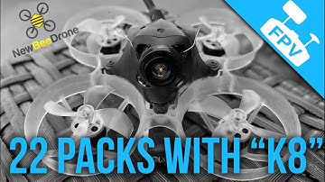 Hugh Loves FPV - 22 Packs with "K8" - Flying the Newbeedrone Hummingbird F4 Pro 1S FPV Drone